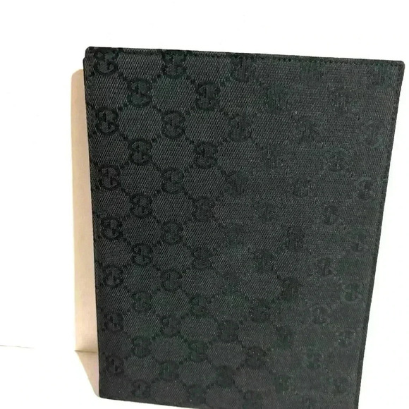 Gucci black canvas monogrammed photo picture frame - Picture 3 of 6